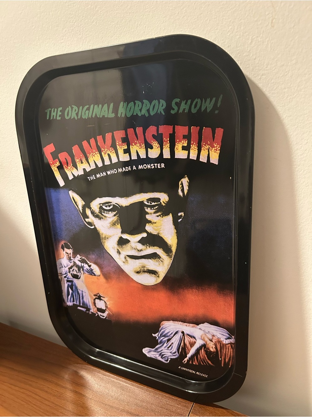 Authentic Universal Studios Frankenstein Metal Tray